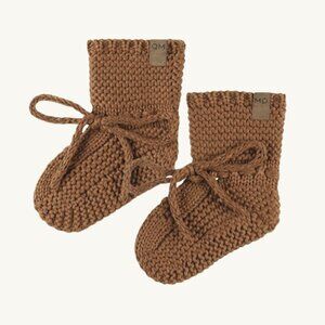 NWT - Quincy Mae Cinnamon knitted booties